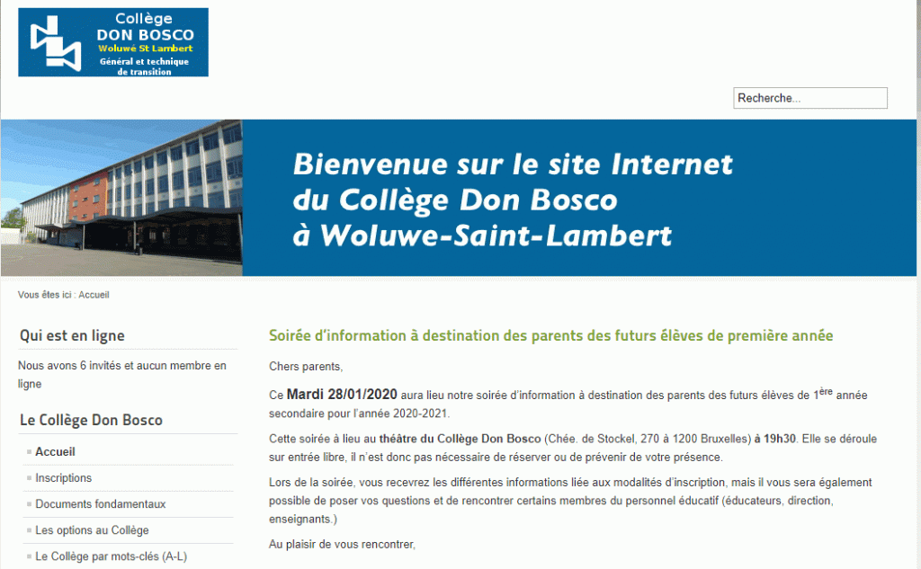 Rénovation du collège Don Bosco à Woluwe-Saint-Lambert [éclairage]
