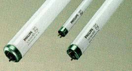 Photo types de tubes fluorescents.